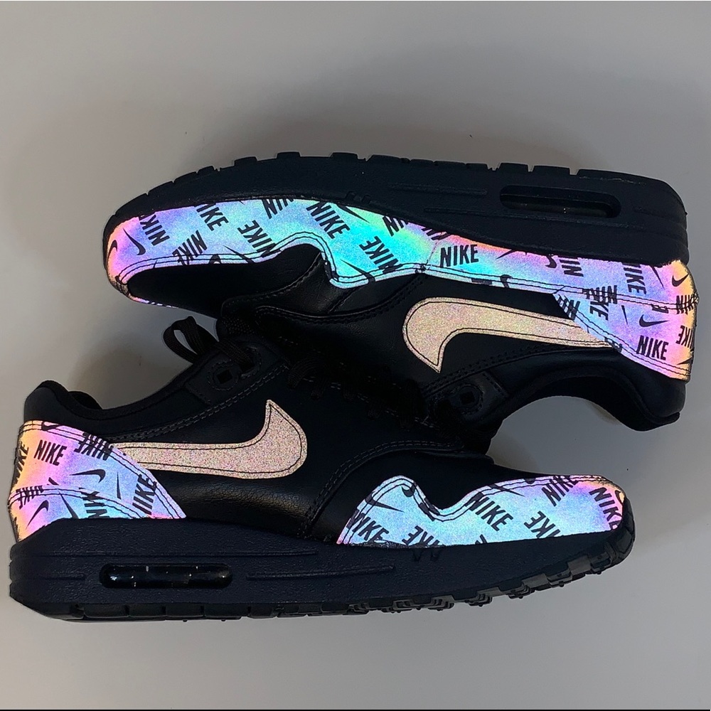 Nike Air Max 1 LX Black/Purple Reflective